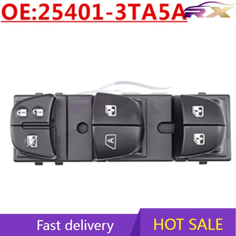 

NEW:25401-3TA5A Power Window Master Control Switch For Nissan Teana
