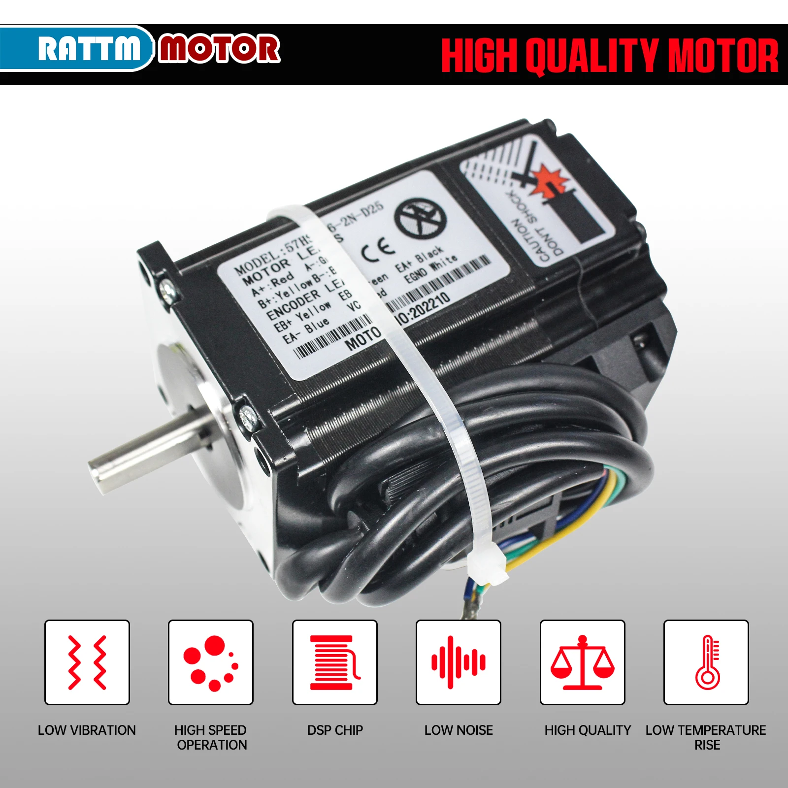 มอเตอร์สเต็ปเปอร์เซอร์โวแบบวงป - Nema 23 Closed Loop Stepper Motor Driver Kit บทวิจารณ์และราคา