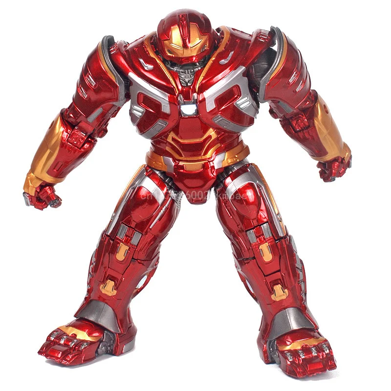 ZD Iron Man Anime Figurine Hulkbuster Figures MK50 MK85 Action Figure 20cm PVC Model With Light Collection Desk Decoration Gifts