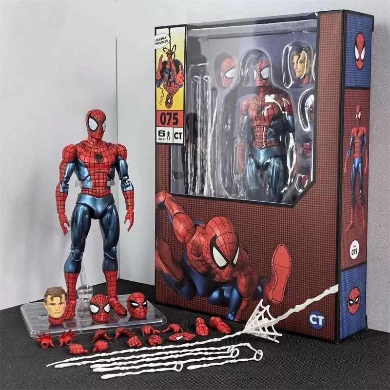 

Ct Toys Фигурка Человека-паука Mafex 075 The Anazing Spider-Man Comic Ver Mafex 185 Аниме Фигурка Коллекционная модель игрушки в подарок