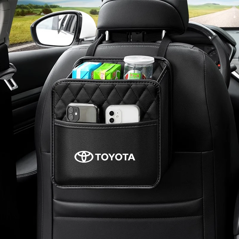 Car Seat Gap Organizer Storage Box Multifunction Pocket Wallet For Toyota Corolla Yaris Aygo Prius RAV4 CHR Camry Auris Avensis