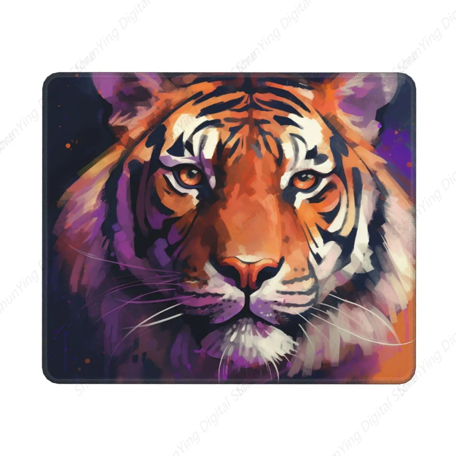 

Mouse Pad Anti Slip Mouse Pad Gaming Table Pad Tiger Office Decoration Washable For Work Computer 7 X 8.6 Inch