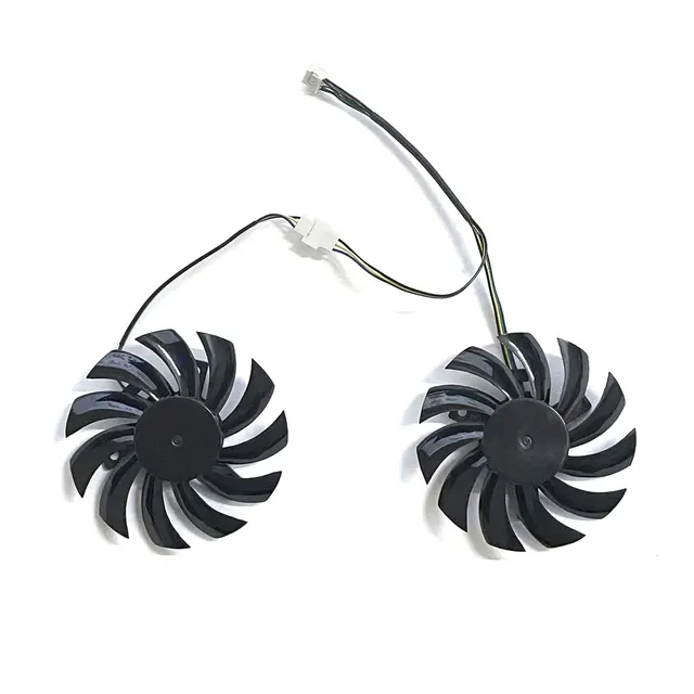 Nowy wentylator GPU 4PIN 75MM PLD08010S12HH DC 12V 0.35A dla MSI GTX 460 560 570 Twin frozr ii Zotac GTX770 wentylator karty graficznej