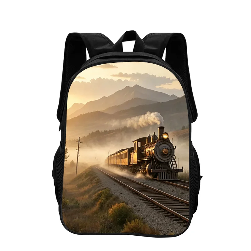 Train Shoulder Protection Backpack Fashionable New Lightweight Printed Best Companion for Boys and Girls