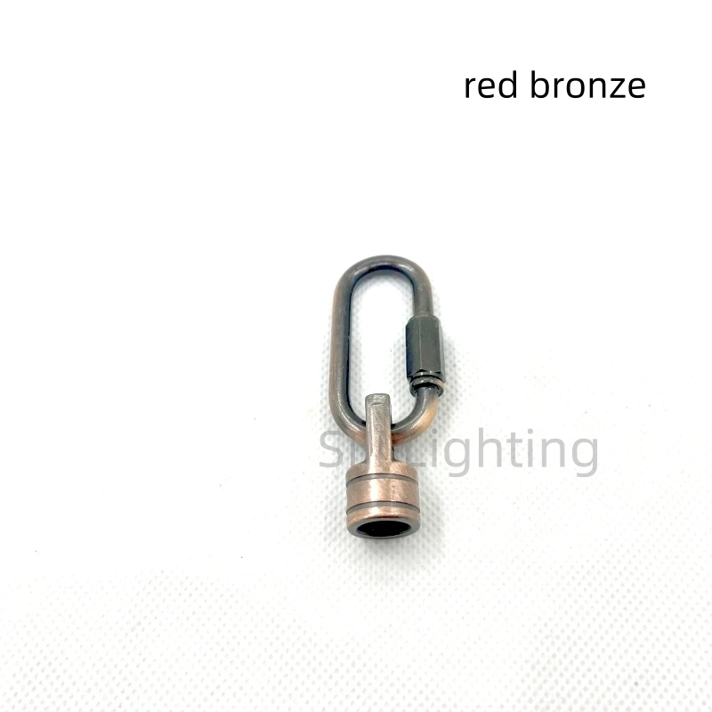Iron Insurance Activity Deduction Chandelier Connecting Buckle Pendant Light Chain Ring Lamp Metal Lock Safety Buckle M10 Hook