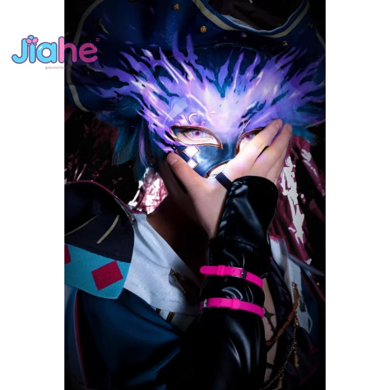 ゲーム嵐の波ブラントコスプレ衣装ハロウィンパーティー帽子マントかつら小道具セット男性女性新しいハンサムブラント制服 XS-XXXL