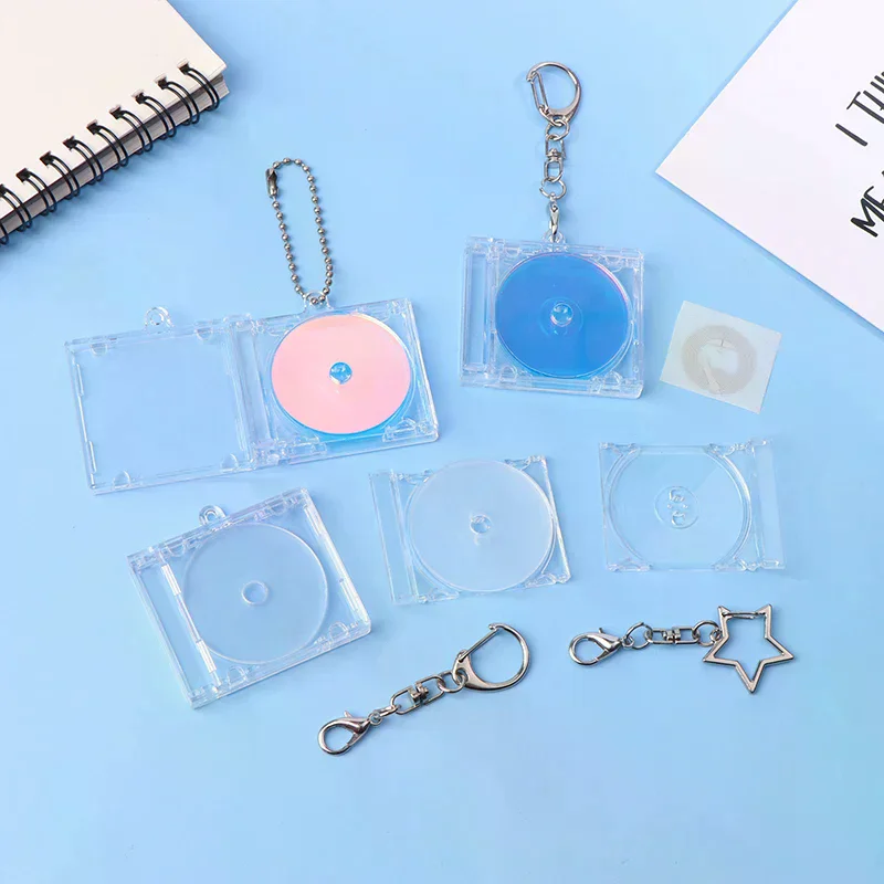 Commemorative Album Key Holder with NFC Tech; Mini CD Disc Case for DIY Projects