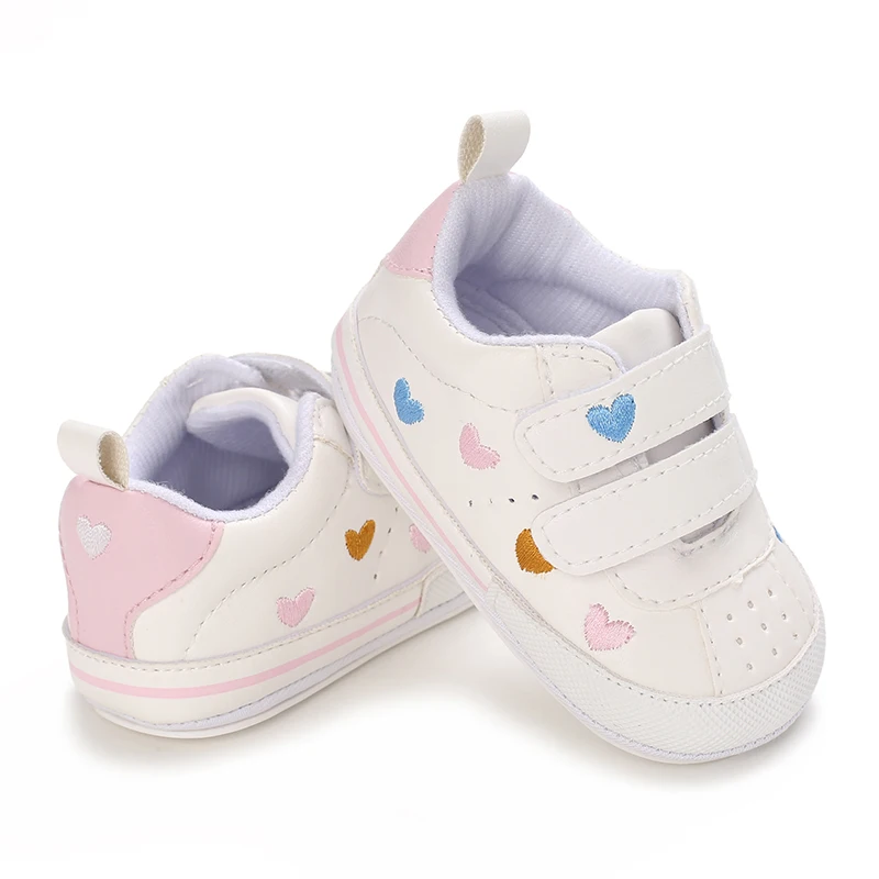 Lässige Babyschuhe für Kleinkinder, Mädchen, niedliche Lauflernschuhe mit weicher Sohle, Lauflernschuhe für Kleinkinder, 0–18 Monate – Detail 4