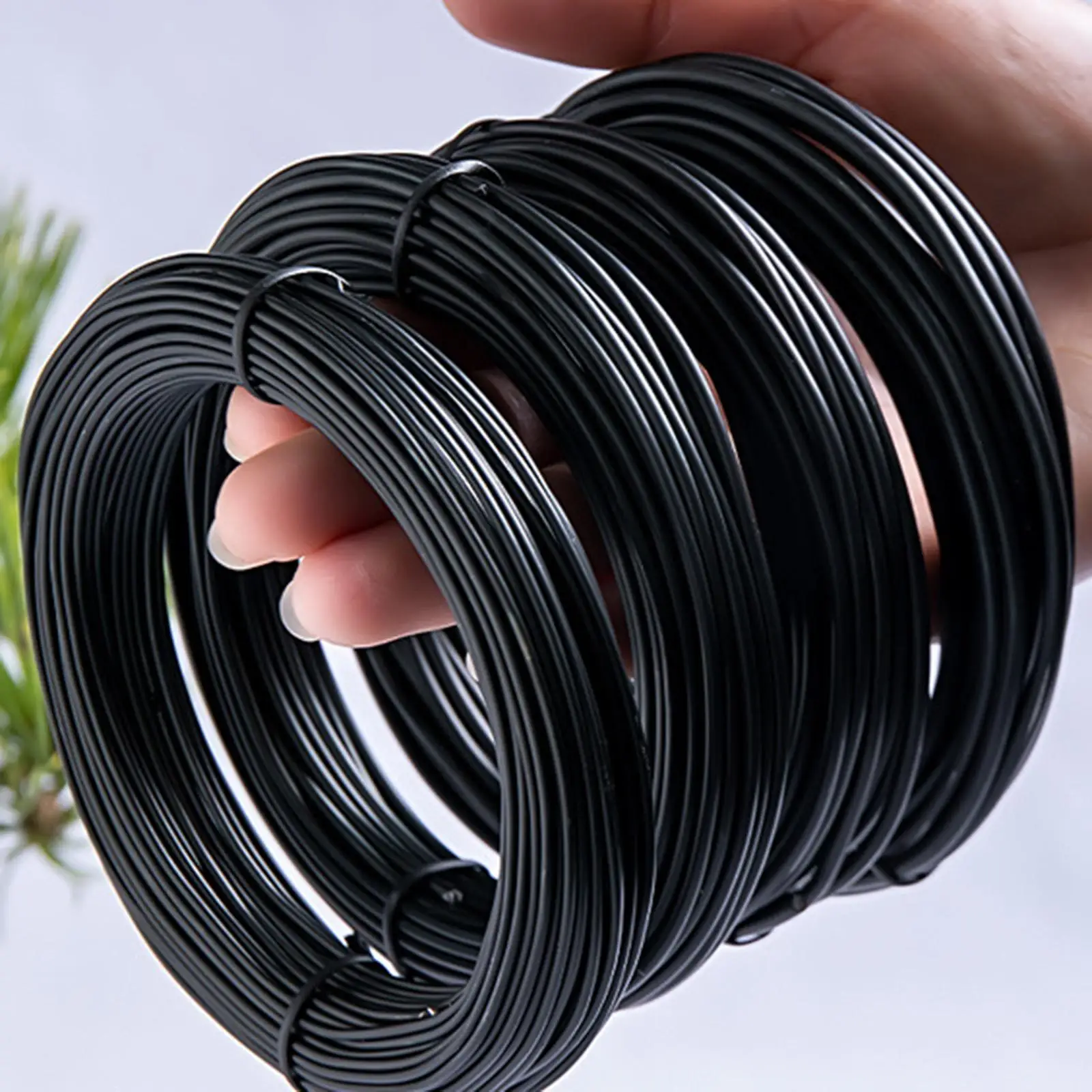 2x cinghie rampicanti per vasi da fiori con stelo per piante rampicanti in filo per bonsai per balcone