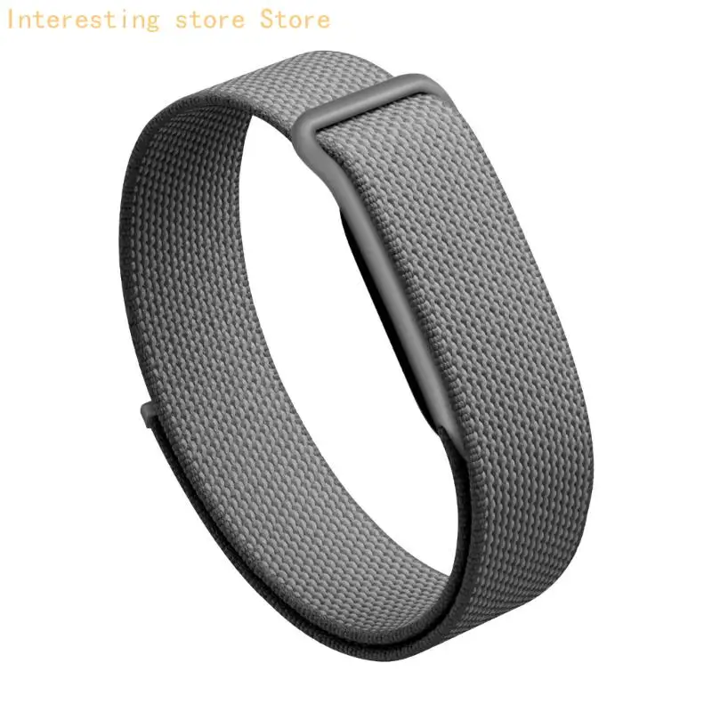 Atmungsaktives Ersatzarmband für die Verwendung mit der Bit Air Smartwatch, Textilarmband mit verstellbarem Wickeldesign für – Detail 8