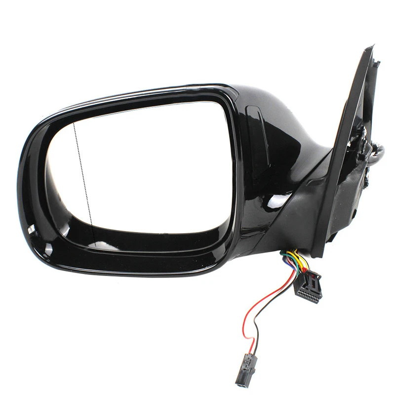 Car Rear View Reversing Mirror Assembly For Audi Q5 2009-2015 Car Accessories Side Rearview Mirror 8R1857409F 8R1857410F 17 Wire