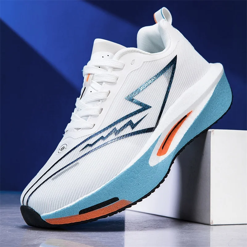 Men's Casual Sports Shoes Four Seasons Non-slip Shock-absorbing Carbon Running Shoes Women's Outdoor Breathable Sports Shoes