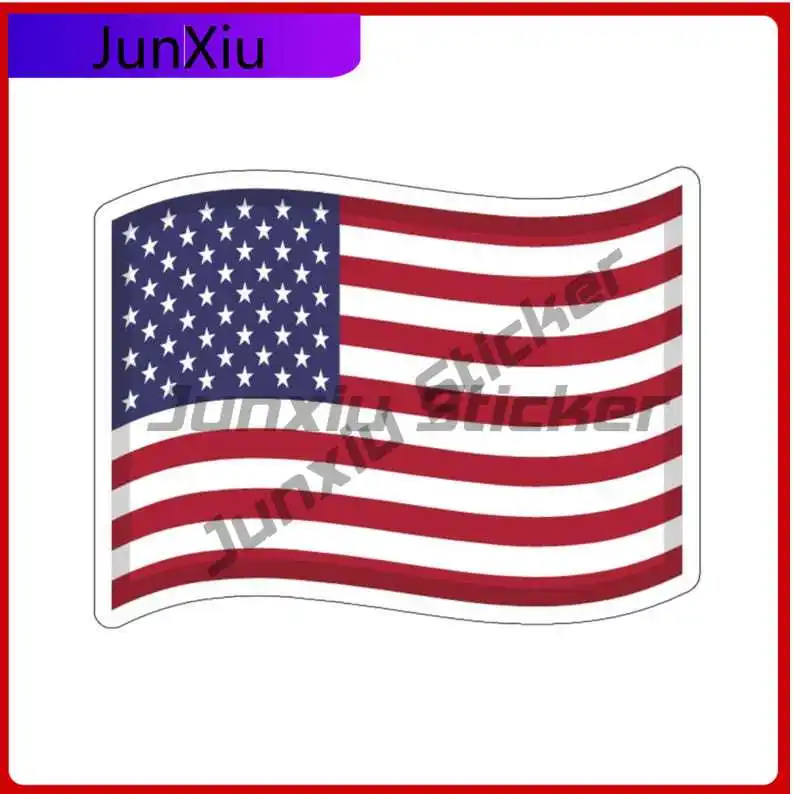 

Usa Flag Sticker United States Flag Decoration Gift Decals For Car Bicycle Skateboard Laptop Rv Laptop Trolley Case Motorcycle