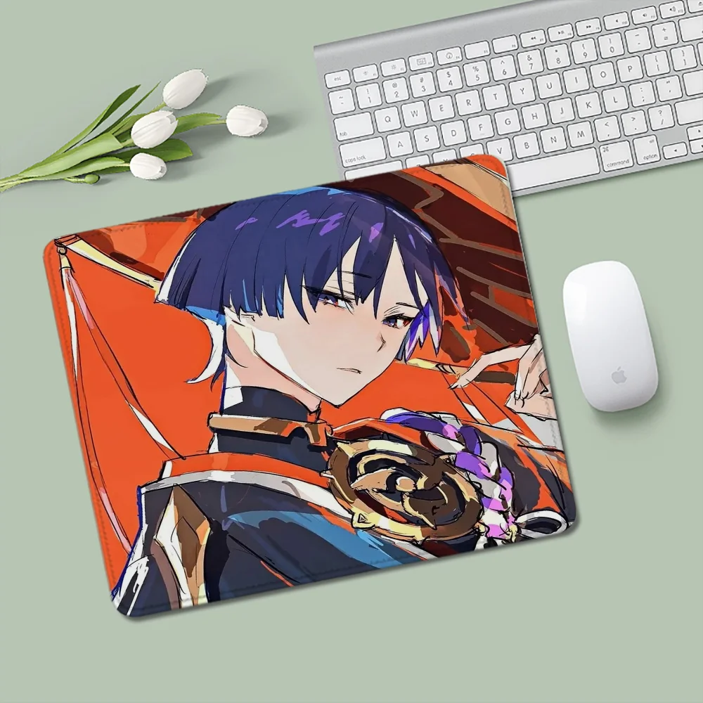 Genshin Impact Small Mouse Pad for Computer Mouse Gaming Mousepad Gamer Offices Accessories Desk Gadgets Office Rug Keyboard Mat