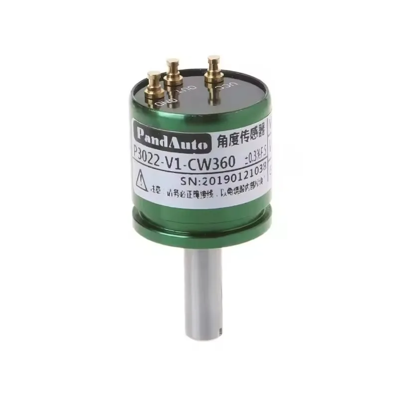 Non-Contact Angle Sensor - 0-360/0-45/0-90/0-180° Angular Torque Rotation Detection with 0-3.3V/5V/10V IIC/SPI/ABZ Output