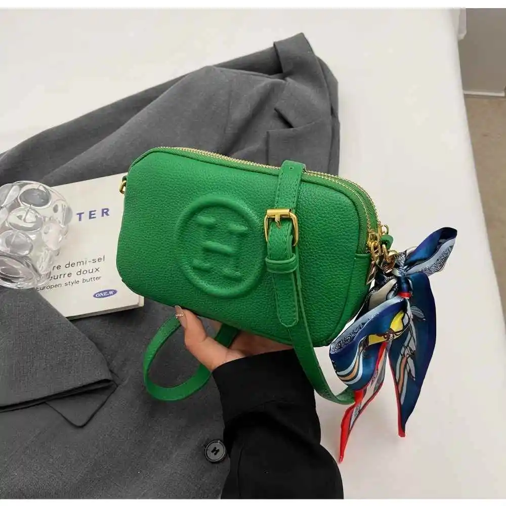 حقيبة دلو مصممة فاخرة ذات مظهر عالٍ حقيبة كاميرا جديدة بسحاب كتف حقيبة كروس عصرية ومتعددة الاستخدامات #3