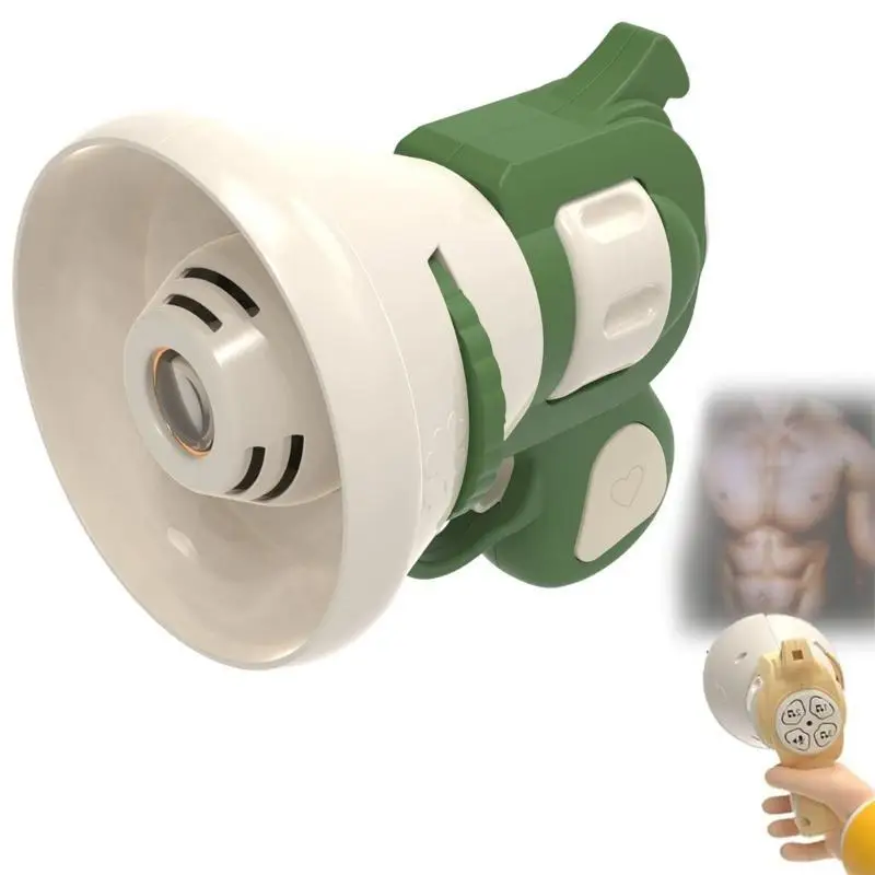 

Realistic Abs/Suit/Wing Projection Toy - Tri-Functional Projector, Loudspeaker & Voice Recorder, Interactive Fun Gift for Couple