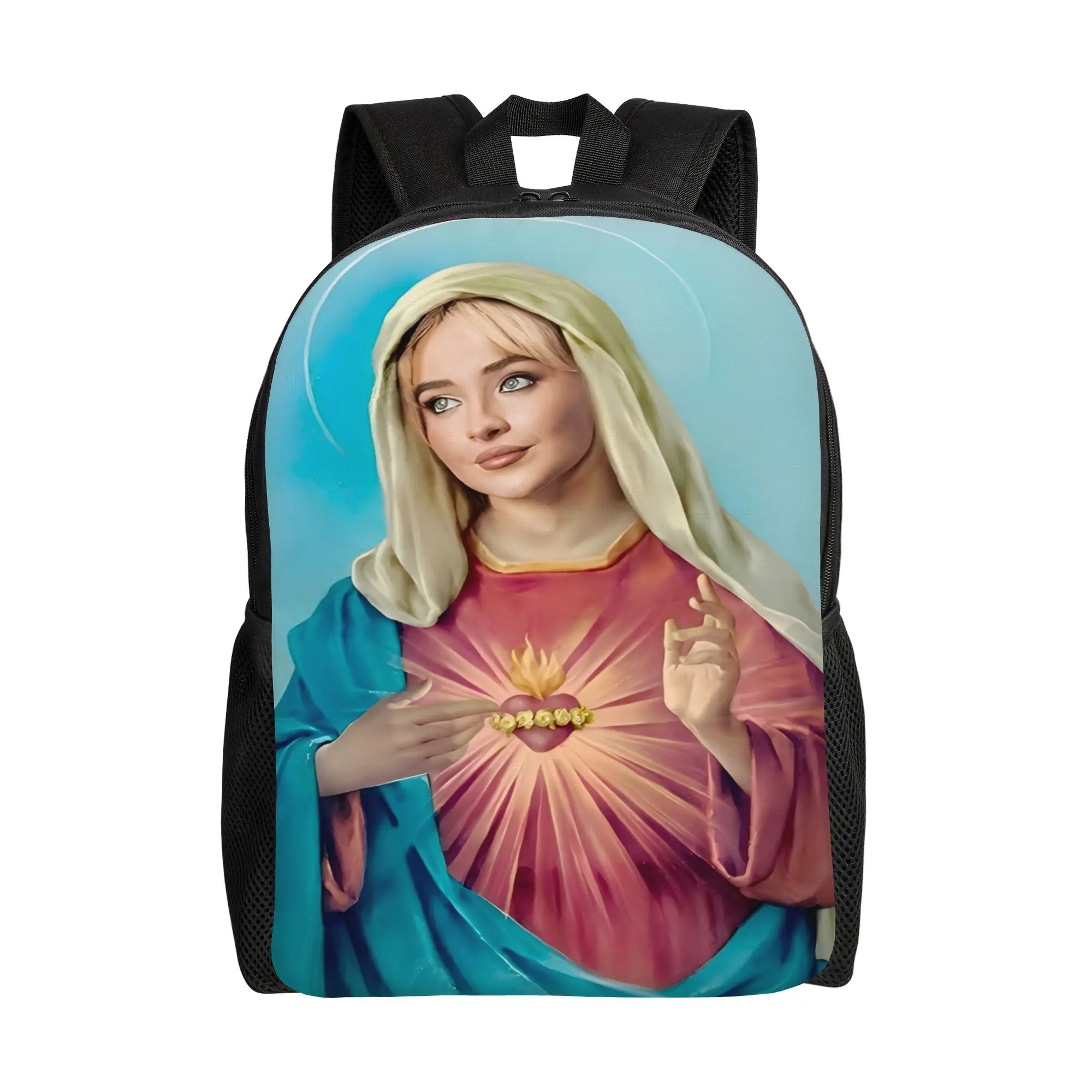Sabrina Carpenter Album Backpack Student Unisex  Pattern Backpacks Polyester Modern High School Bags Outdoor Custom Rucksack