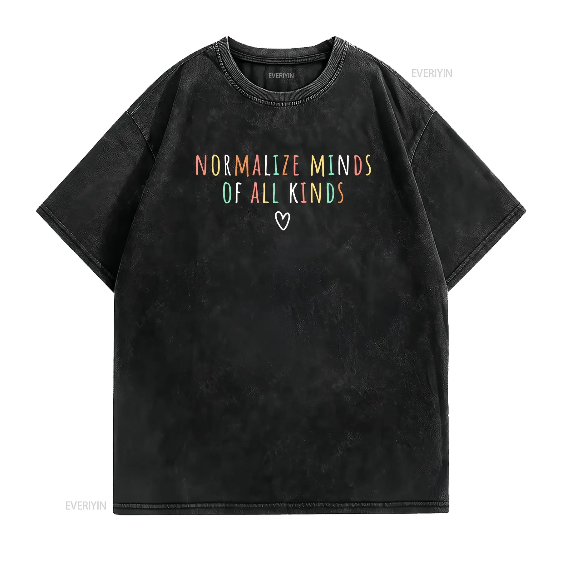Special Ed T Shirt Normalize Minds Of All Kinds Neurodiversity SPED Teacher BCBA ADHD Autism Mom vintage Washed