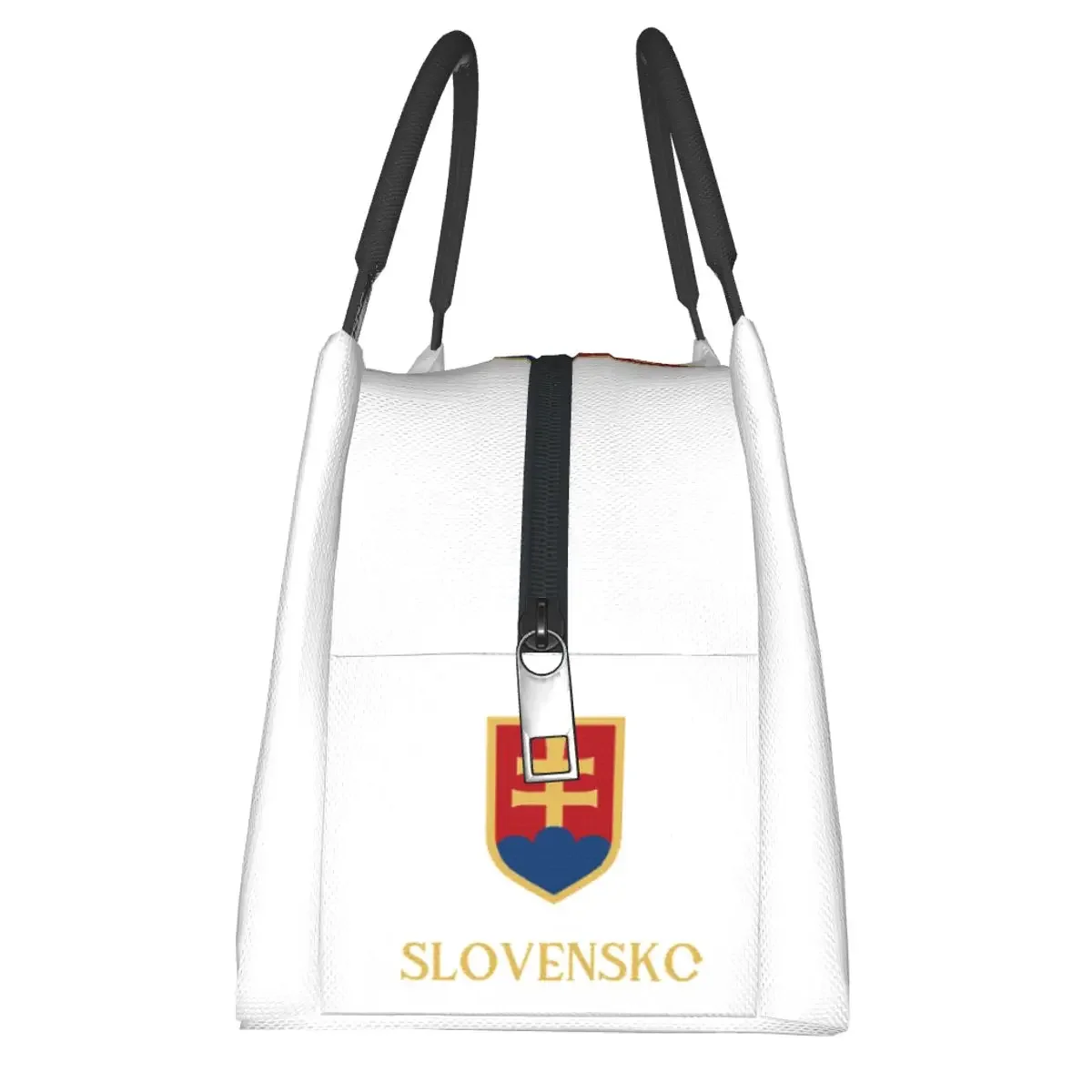 Slovensko Gold Lunch Bags Insulated Bento Box Resuable Lunch Tote Picnic Bags Cooler Thermal Bag for Woman Children Office