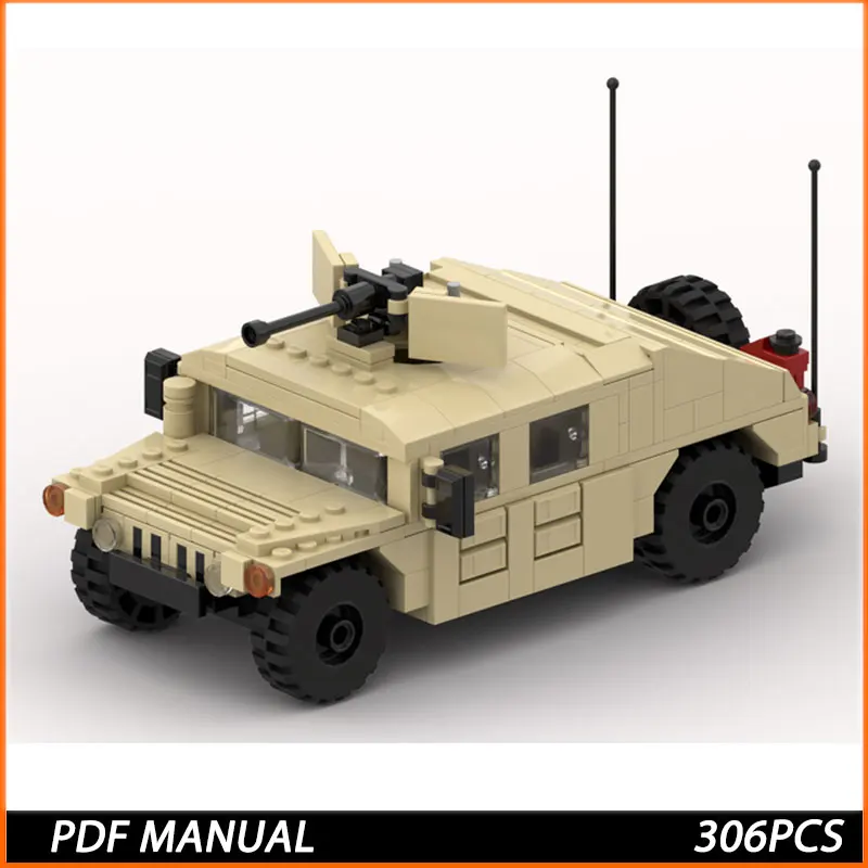 

MOC Building Blocks Creator Humvee Model Construction Christmas Gifts DIY Toy Creative Idea Education Brick Kids