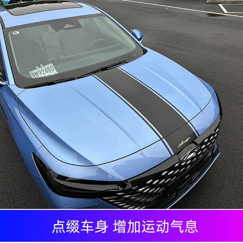 

Custom Racing Stripe Decal Kit for Chery Arrizo 8 - Reflective & Glow-in-the-Dark Body Styling
