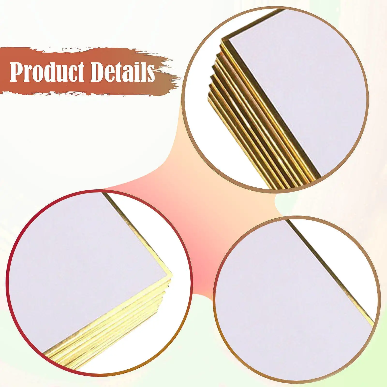 กระดานชิคิชิ 10 ชิ้น อเนกประสงค์ รูปทรงสี่เหลี่ยม อุปกรณ์ศิลปะและงานฝีมือ กระดาษวาชิ สำหรับลายเซ็นศิลปิน งานคอสเพลย์