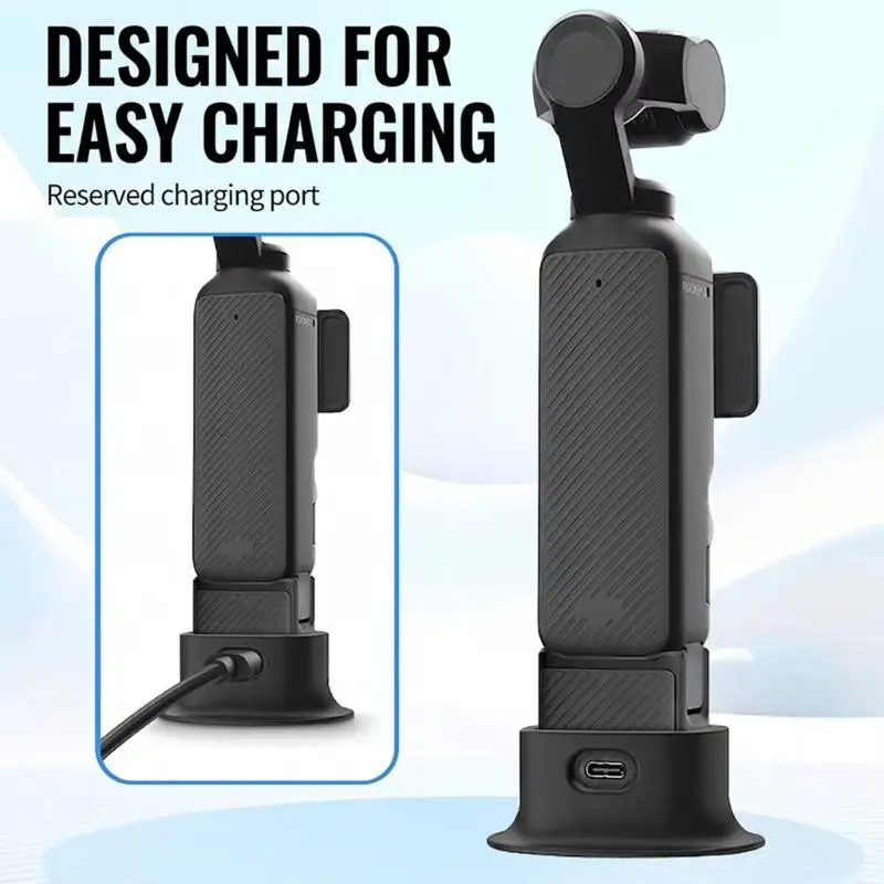 R53C Universal Silicone Holder Flexible Shockproof Stand Ergonomic Soft Touches Offers Hands Easy Experience for Drones Pocket 4