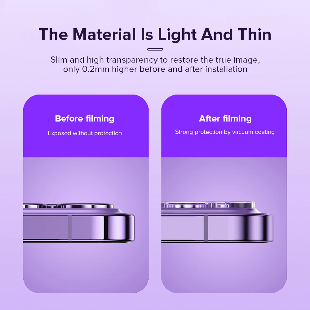 3PCS HD Camera Lens Glass For iPhone 16 Pro Max 16Pro Max 16ProMax Lens Screen Protector Film Protective Glass on iPhone16 Plus