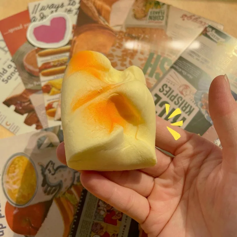 Squishy simulado guimauve assado espremer brinquedo alívio do estresse lento subindo sensorial fidget para ansiedade tdah presente para crianças adultos