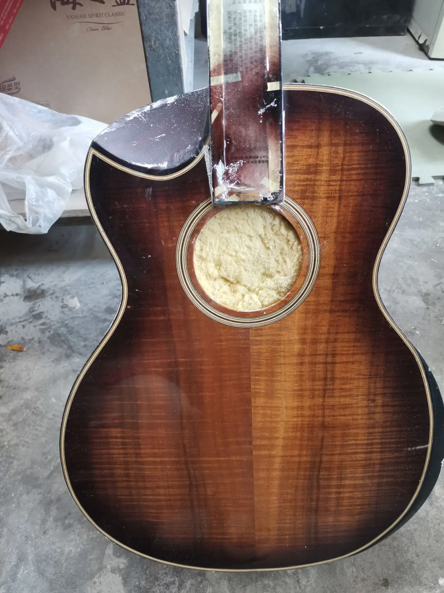 12 string customize koa custom shop cutaway 12 strings left handed acoustic electric guitar can ship from US