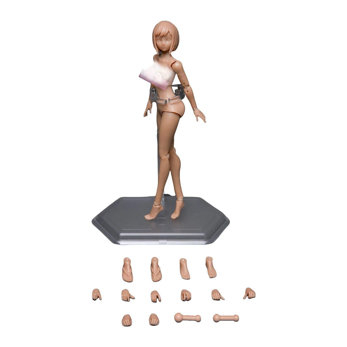 

HiPlay 86TOYS 1/12 Half-Seamless Female Standard Body T86-ST06-B Suntan Skin Large Bust Age 15+