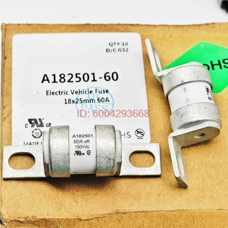 100%NEW 1pcs fuse  A182501-60 A182501A-100 182501-200  150VDC 18X25MM  FUSE 1PCS