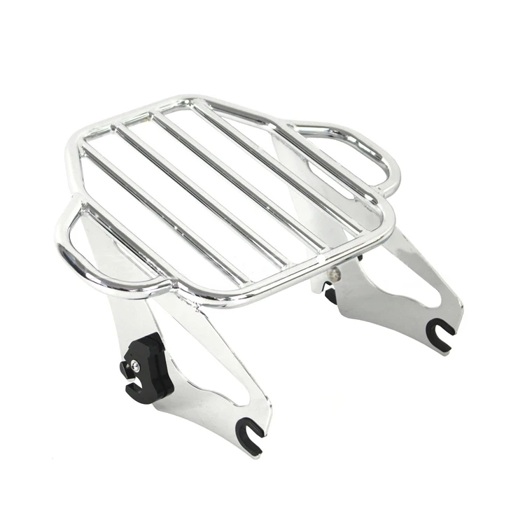 For Harley-Davidson Road King Street Glide Luggage Rear Rack Motorcycle Bag Carrier for Touring Models Accessories