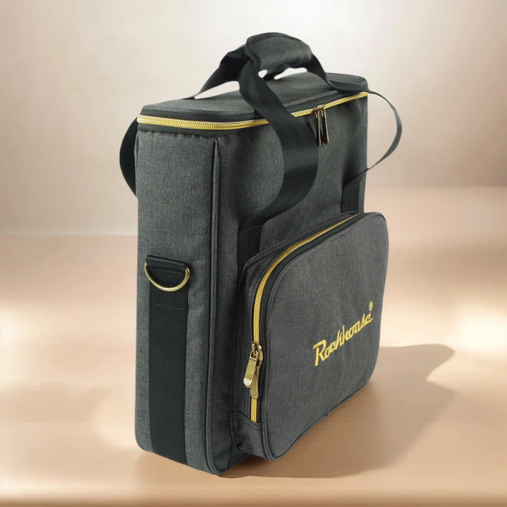 Vinyl Records Carrying Bag Large Capacity Waterproof Record Storage Bag Portable Record Shoulder Bag Holds Up To 10 Vinyl Albums