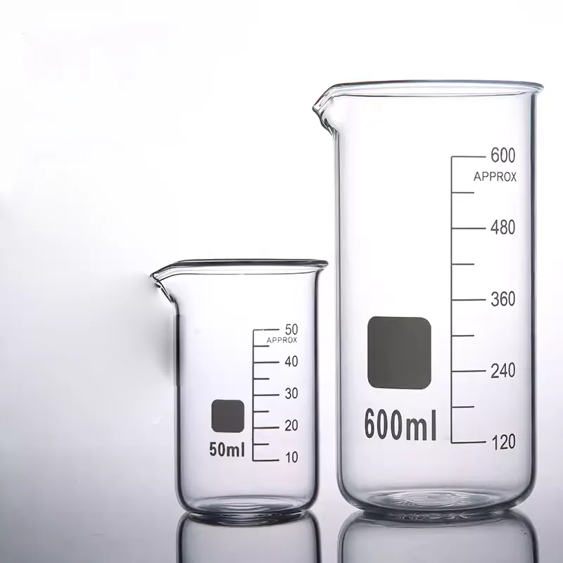 

High borosilicate high temperature resistant graduated glass tall beaker 50/100/150/250/300/500/800/1000ml/2000ml