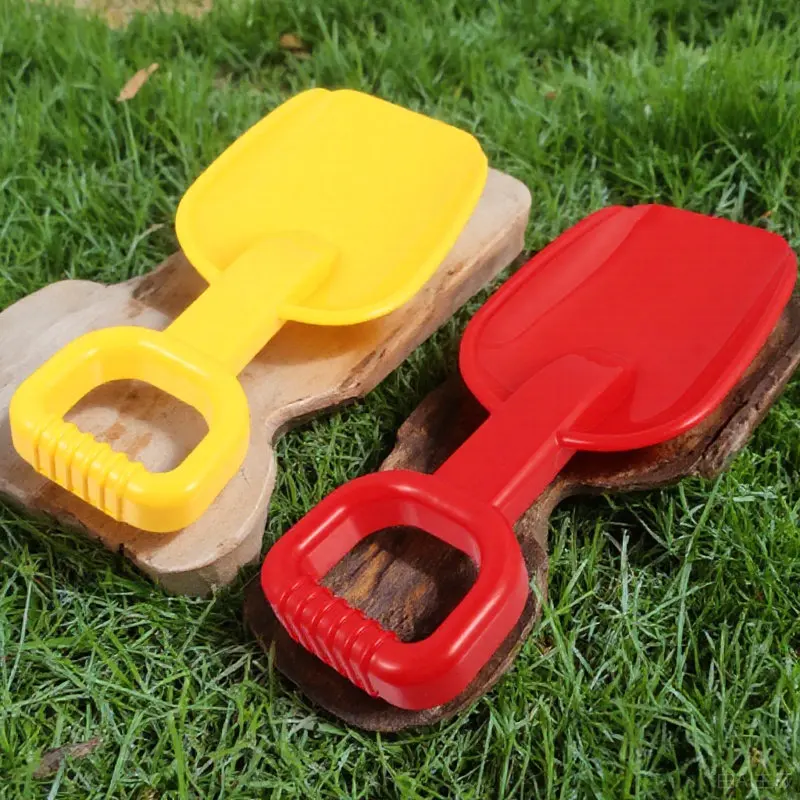 2Pcs Kid Friendly Plastic Sand Shovels Short Handle Beach Playing Set Promotes Hand Eye Coordination Great for Sand Box Beach