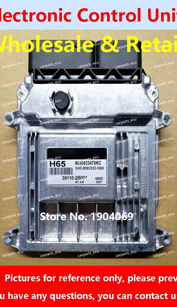 

3213 39110-03100 H03 39110-2B020 ЭБУ K20 39111-26BB0 для Hyundai Elantra KIA Компьютерная плата двигателя автомобиля/M7.9.8 H65 39110-2B001