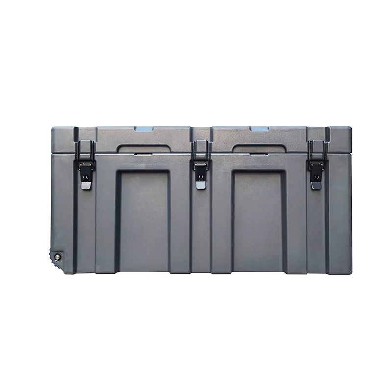 LLDPE Tool Box, 160L Rotomolded Storage Case, Heavy Duty Wheeled Toolbox with Handles, IP67 Waterproof Equipment Box Fit for 4WD