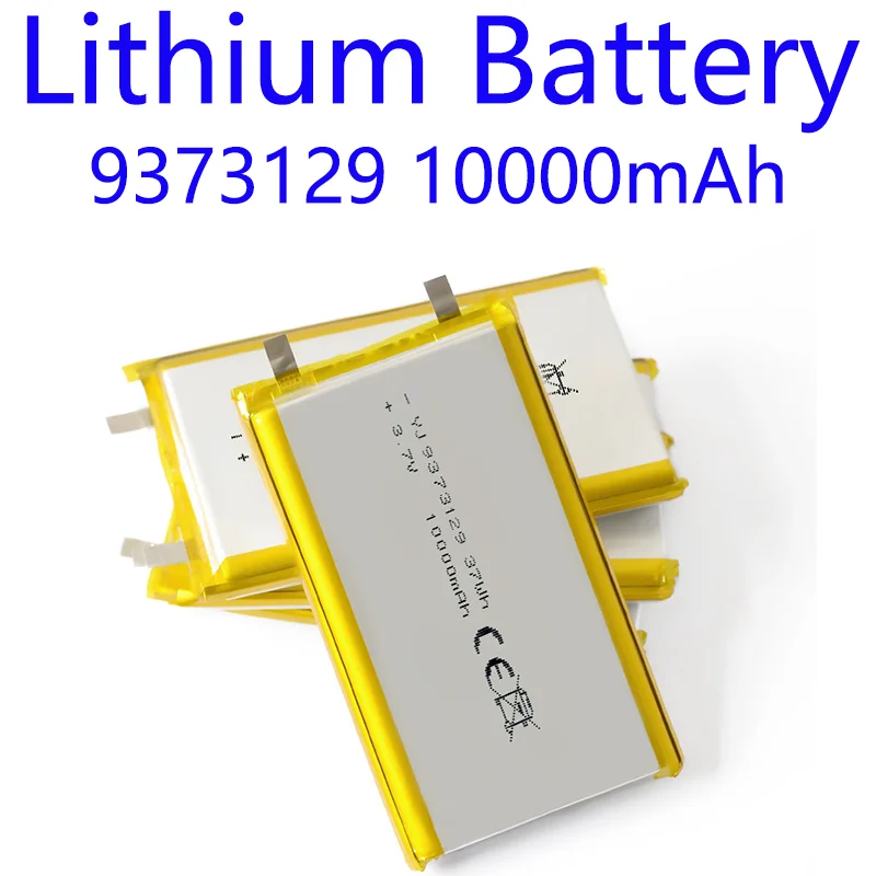 

9373129 3.7V 10000mAh Rechargeable Li-ion Polymer Battery for Power Banks, Tablets, LED Lighting, Bluetooth Devices & Portable E
