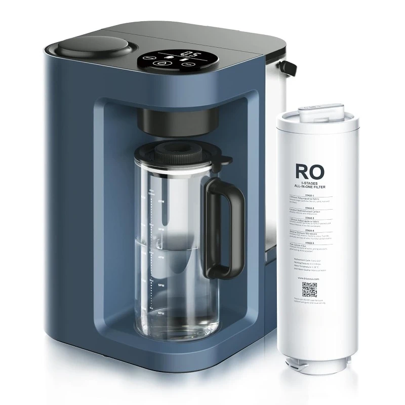 

RO100ROPOT-LITE Countertop Reverse Osmosis Water System, 5 Stage Purification, 3:1 Pure to Drain,FREE SHIPPING