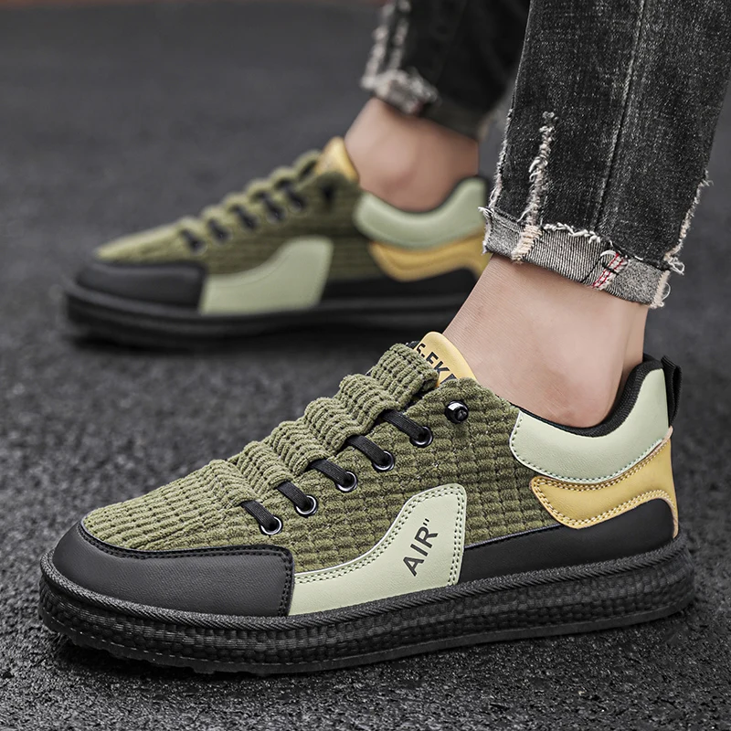 

Low-top corduroy shoes, casual shoes, skate shoes, trendy shoes, men's shoes