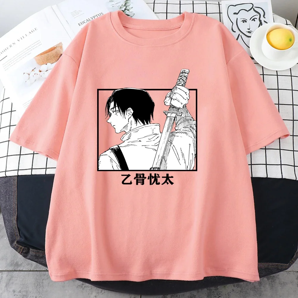 Anime Yuta Okkotsu Graphic T Shirt Men\'s Women\'s Fashion Crew Neck Shirts Casual Streetwear Harajuku Cool T Shirt