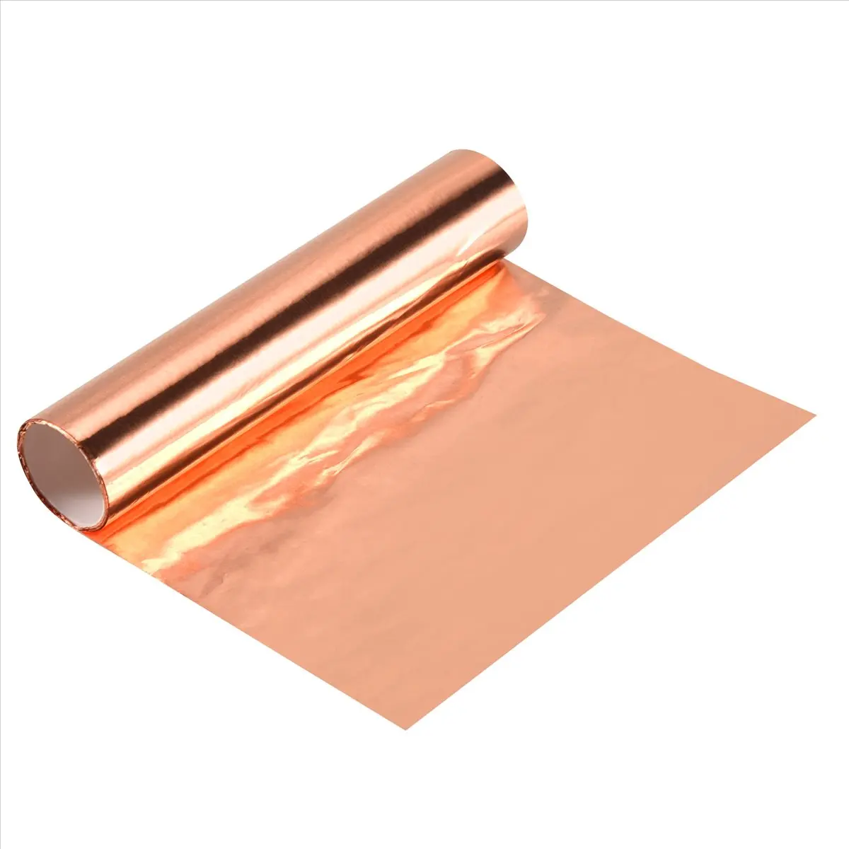 A38M Copper Sheet Roll, Metal Foil Plate 1000mm x 100mm x 0.01mm