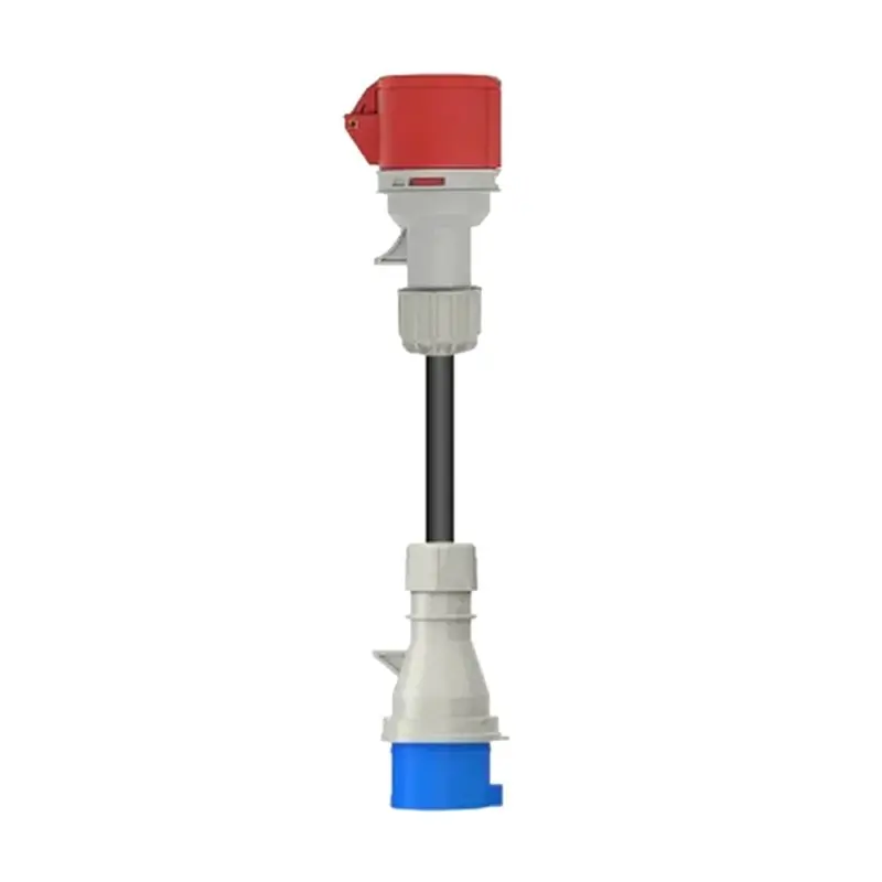 

A48P-EV Portable Schuko Plug To CEE Red Power Female Plug Socket Adapter Blue CEE Connect With 32A 3Phase