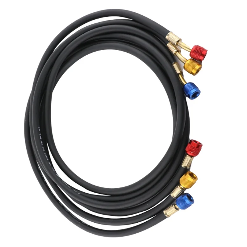 【Precio caliente!】Para manguera de refrigerante de aire acondicionado Compatible con R134A R410A R22 R502, manguera colectora HVAC de 4,92 pies