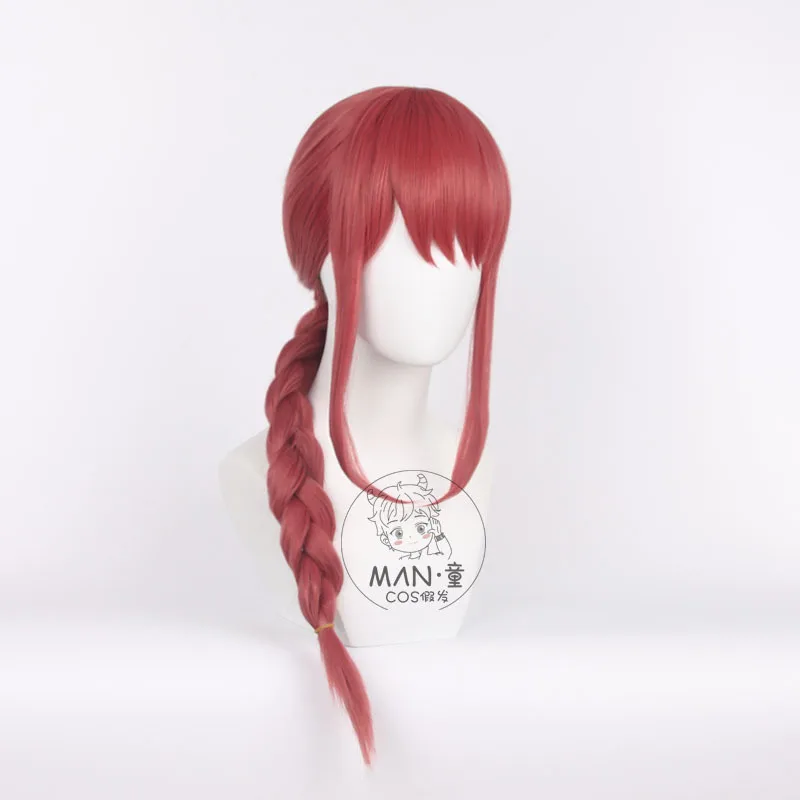 Tronçonneuse homme Makima Cosplay perruque tressée entretien facile Stock Halloween cadeau