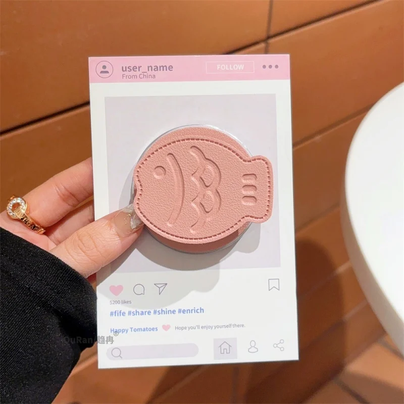 

3D Snapper Fish Clip Phone Case Compatible with Magsafe Griptok Phone Ring Holder Supports iPhone