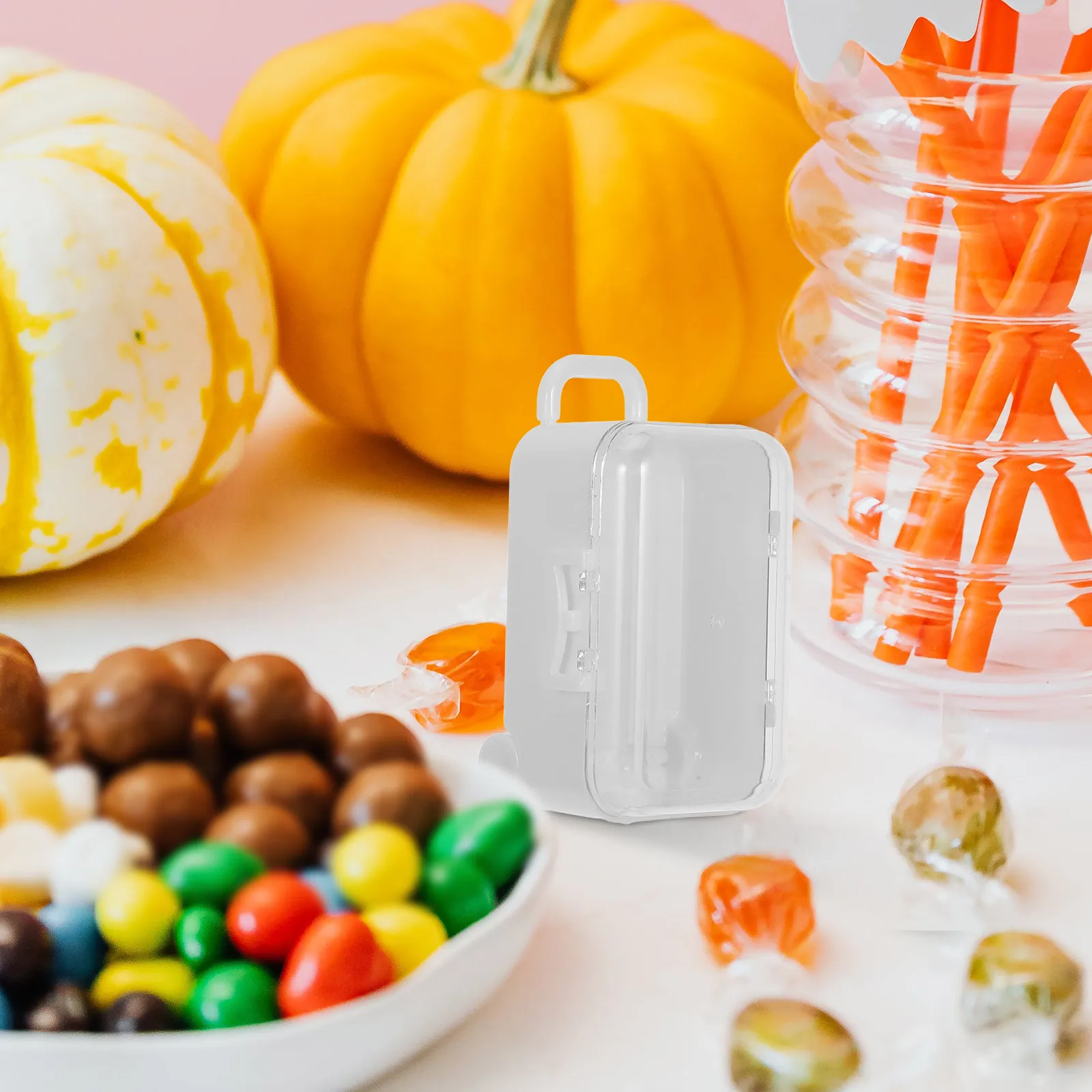 

12 Pcs Candy Box Boxes Travel Case for Mini Luggage Toy Suitcase Christmas Party Decoration Packing Plastic Favor