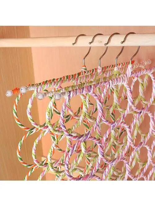 

Многофункциональная вешалка для одежды, держатель для шелковых платков, органайзер для дома, вешалка для ремней и галстуков, в скандинавском стиле, ручная работа из Китая